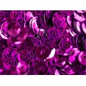 23g pink Schüssel Pailletten 6mm runde Cup fuchsia Pailletten - Bastelbedarf Pailletten