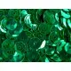 23g dunkelgrüne Schüssel Pailletten 6mm runde Cup grüne Pailletten - Bastelbedarf Paielletten - Leisure-Beads DIY