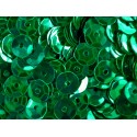 23g dunkelgrüne Schüssel Pailletten 6mm runde Cup grüne Pailletten - Bastelbedarf Pailletten