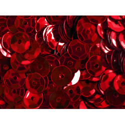 23g rote Schüssel Pailletten 6mm runde Cup rote Pailletten - Bastelbedarf Paielletten