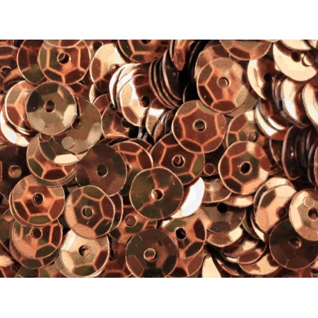 Leisure-Beads - 23g Rosegoldfarben Schüssel Pailletten 6mm runde Cup Pailletten - Bastelbedarf Pailletten