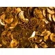 23g orange Schüssel Pailletten 6mm runde Cup orange Pailletten - Bastelbedarf Pailletten - Leisure-Beads DIY