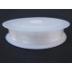12m flacher elastischer Nylondraht 0,8mm Rolle transparente Perlenschnur - Schmuckzubehör