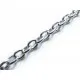 50cm silberfarbene Kette 7x5mm silber Gliederkette - Schmuckzubehör - Leisure-Beads DIY