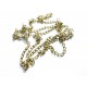 Ca. 80cm altgoldfarben Kette 2,5mm goldfarbene Gliederkette - goldfarben Schmuckzubehör Schmuckkette