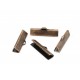 10x kupfer Bandklemme 25mm kupferfarbene Bandklemme - kupfer Schmuckzubehör
