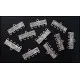 10x Kettenverbinder Kettenverteiler silberfarben 22 mm - Leisure-Beads DIY