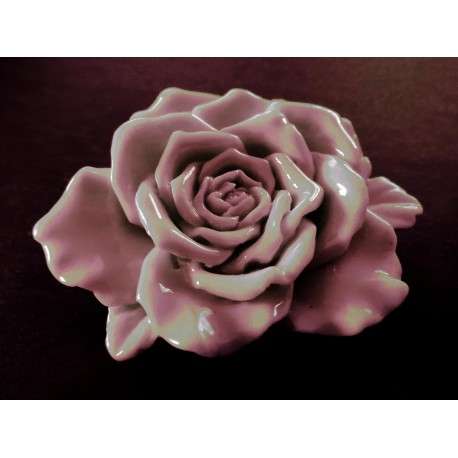 Leisure-Beads - 1x hellrosa Rose Anhänger 48x15mm Schmuckanhänger - Schmuckzubehör