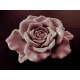 1x hellrosa Rose Anhänger 48x15mm Schmuckanhänger - Schmuckzubehör