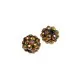 1x Topaz AB Shamballa 10x12mm Strassperle mit AB-Effekt - Schmuckzubehör Shamballa - Leisure-Beads DIY