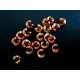 20 rose goldfarben Kaschierperlen 2x3mm rose goldfarben Cover Crimp Perlen - rose goldfarben Schmuckzubehör - Leisure-Beads DIY