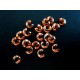 20 rosegoldfarben Kaschierperlen 2x3mm Cover Crimp - Schmuckzubehör