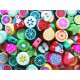 20 bunte Obst Perlen 10mm aus Polymer Clay im bunten Mix - Polymer Clay Schmuckzubehör
