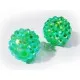 1x hellgrüne Shamballa 14x16mm Strassperle AB-Effekt - Schmuckzubehör Shamballa - Leisure-Beads DIY