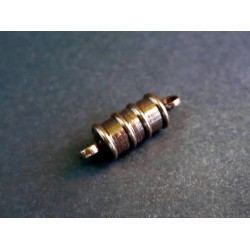 Leisure-Beads - 1x bronzefarbener Magnetverschluss 17x5mm Schmuckverschluss - Schmuckzubehör