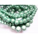 5 Mint miracle Glasperlen 4mm irisierende Glasperlen - Schmuckzubehör