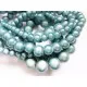 hellblaue Miracle Glasperlen irisierende Glasperlen - Schmuckzubehör - Leisure-Beads DIY