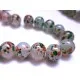 5 grün orange Opal Glasperlen 12mm bunte Glasperlen - Schmuckzubehör - Leisure-Beads DIY