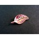 1x rose goldfarben Anhänger Blatt ca. 15x7mm rose goldfarben Schmuckanhänger - rose goldfarben Schmuckzubehör