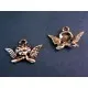 2x goldfarben Engel Putte Schmuckanhänger ca. 20x11mm - goldfarben Schmuckzubehör - Leisure-Beads DIY