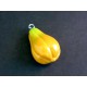 1x Papaya als Schmuckanhänger ca. 27x15mm Obst Schmuckanhänger - Schmuckzubehör