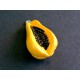 1x Papaya als Schmuckanhänger ca. 27x15mm Obst Schmuckanhänger - Schmuckzubehör