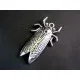 1x Falter Nachtfalter Anhänger ca. 32x20mm silberfarben Schmuckanhänger - Schmuckzubehör - Leisure-Beads DIY