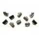 10x Bandklemme 10mm II. WAHL silberfarben - Schmuckzubehör - Leisure-Beads DIY