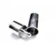 1x silberfarbener Steckverschluss 20x7mm Einklebverschluss - Schmuckzubehör - Leisure-Beads DIY