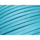 1m hellblaues Stoffband 3x1mm für Halsband - Schmuckzubehör Schmuckband