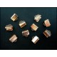 10x KC Gold Bandklemme 8mm KC Goldfarben - rose goldfarben Schmuckzubehör