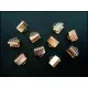 10x KC Gold Bandklemme 8mm KC Goldfarben - rose goldfarben Schmuckzubehör - Leisure-Beads DIY