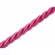 1m fuchsia Kordel 4mm fuchsia Schmuckband seidiger Glanz - Schmuckzubehör Kordel für Halsband - Leisure-Beads DIY