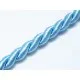 1m hellblaue Kordel 6mm hellblaues Schmuckband - Schmuckzubehör Kordel für Halsband - Leisure-Beads DIY