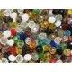 4x3mm geschliffene Glasperlen im bunten Perlenmix - buntes Schmuckzubehör - Leisure-Beads DIY