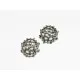 2x große Perlenkappen ca. 13x12x4mm silberfarbene filigrane Perlen Kappen - Schmuckzubehör Perlenkappe - Leisure-Beads DIY