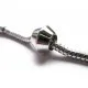 1x silber European Bead Metallperle ca. 9mm Doppelkegel Großlochperle - European Schmuckzubehör - Leisure-Beads DIY