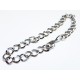 Silberfarbenes Gliederarmband stufenlos bis 26cm Bettelarmband Fusskettchen aus Metall - Schmuckzubehör