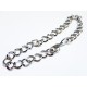 Silberfarben Armband stufenlos bis 26cm silberfarben Gliederarmband Bettelarmband Fusskettchen aus Metall - Schmuckzubehör