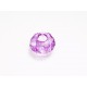 1x lila European Bead Acrylperle ca. 14x8mm facettierte violett Großlochperle - European Schmuckzubehör