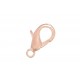 10x rosegoldfarben Karabinerhaken 10mm Schmuckverschluss - Schmuckzubehör