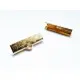 10x goldfarben Bandklemme 20mm kariert - Schmuckzubehör - Leisure-Beads DIY