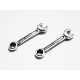 2x silberfarben Schraubschlüssel 24x6mm Werkzeug Schmuckanhänger - Schmuckzubehör