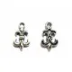 2x fleur de lis Schmuckanhänger ca. 15x9x2mm silberfarben - Schmuckzubehör - Leisure-Beads DIY