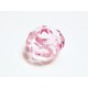 1x hellrosa European Bead Acrylperle ca. 14x8mm facettierte hellrosa Großlochperle - European Schmuckzubehör