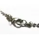 1x Silber Halskette ca. 46cm silber Kugelkette mit Karabinerhaken - Schmuckzubehör - Leisure-Beads DIY