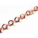 Rolle 5m rose goldfarben Kette 5mm rosegoldfarbene Gliederkette - rosegoldfarben Schmuckzubehör Schmuckkette - Leisure-Beads DIY