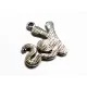 1x YES Anhänger ca. 23x19mm silberfarbener Statement Schmuckanhänger - Schmuckzubehör - Leisure-Beads DIY