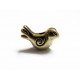 1x Goldvogel Metallperle 15x9mm goldfarbene Vogel Perle Spacer - Schmuckzubehör Metallperlen