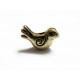 1x Goldvogel Metallperle 15x9mm goldfarbene Vogel Perle Spacer - Schmuckzubehör Metallperlen